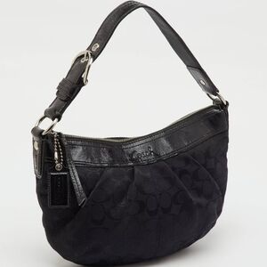 Coach Black Signature Shoulder Bag